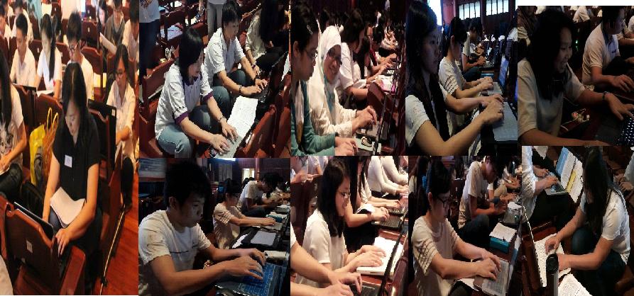 中文系老师与学生积极参与DV SOS 2015