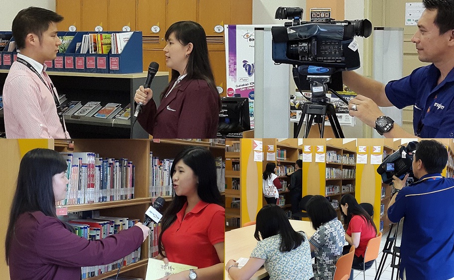 Citizen Journalism Mahasiswi Sastra China BINUS dengan Metro Xinwen