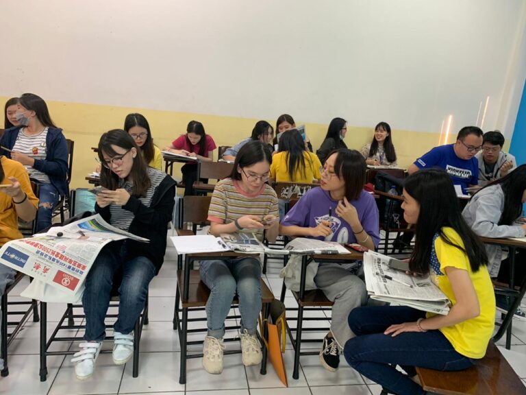 与中国同学一起上快速阅读课程感想