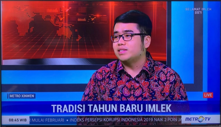 Narasumber Metro Xinwen Imlek 2020-Tradisi Tahun Baru Imlek